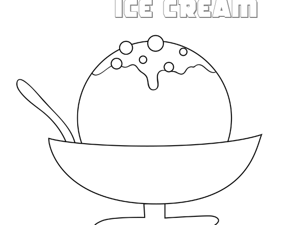 disegni da colorare gelato ice cream