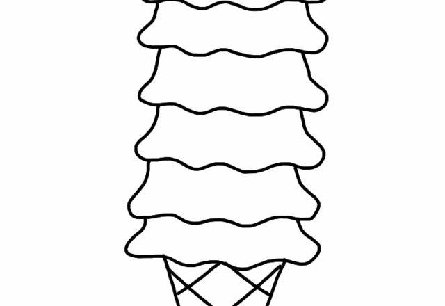 disegni da colorare mega gelato