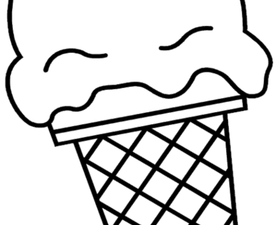 disegni da colorare per bambini gelato