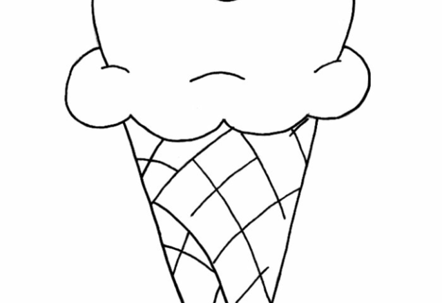 Disegni Da Colorare Simpatico Cono Gelato Archivi Disegni Da Colorare