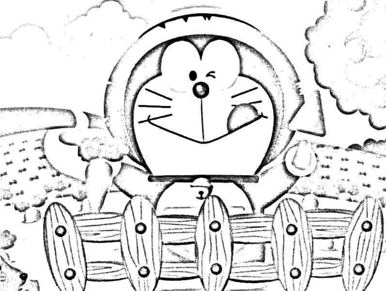 doraemon disegni da colorare gratis per bambini