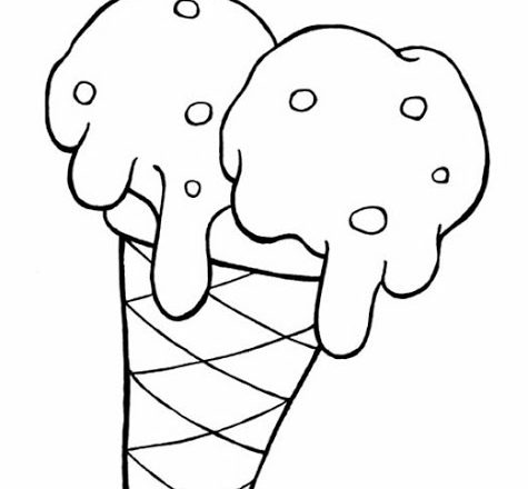 gelato stracciatella disegni per bambini gratis