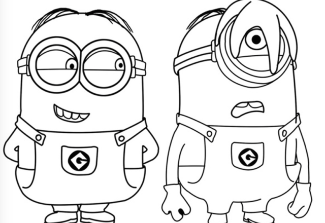 minions disegni d colorare per bambini gratis