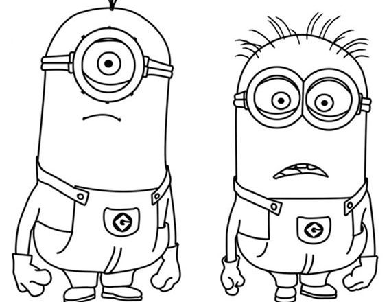 minions disegni da colorare gratis per bambini