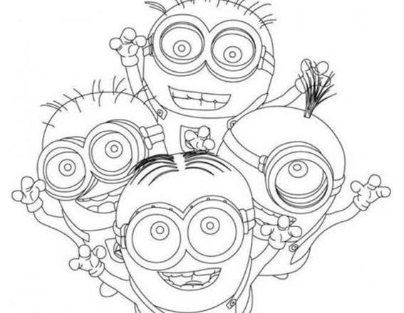 minions disegni da colorare per bambini gratis